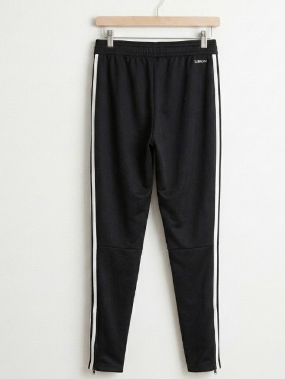 Adidas Climacool Tapered Ankle Track Joggers Athleisure Streetwear Black XS - Picture 2 of 13